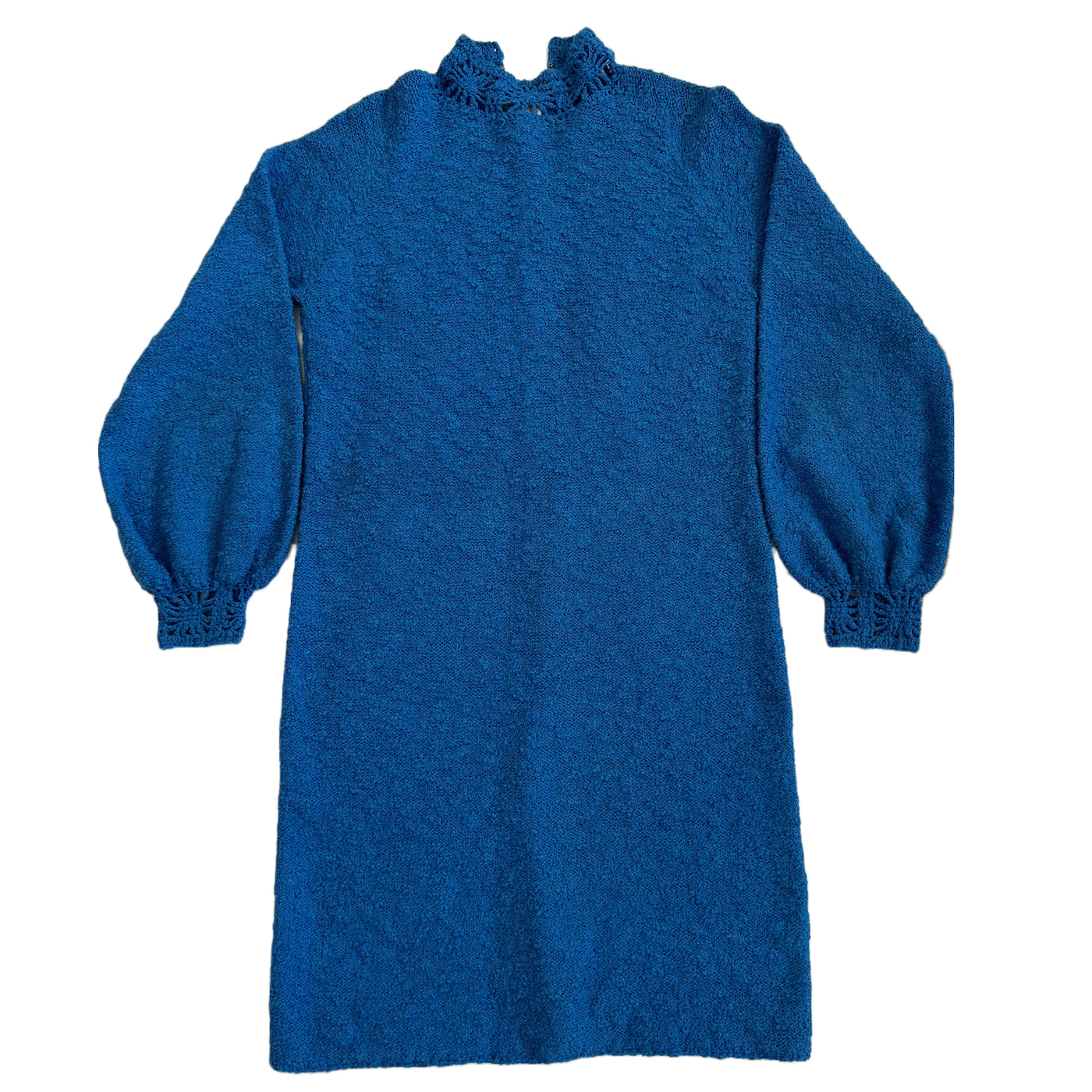 Vintage 60's St. John Knits Blue Dress