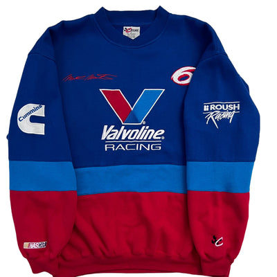 Vintage Sweatshirt Mark Martin Chase Nascar Roush Valvoline Racing