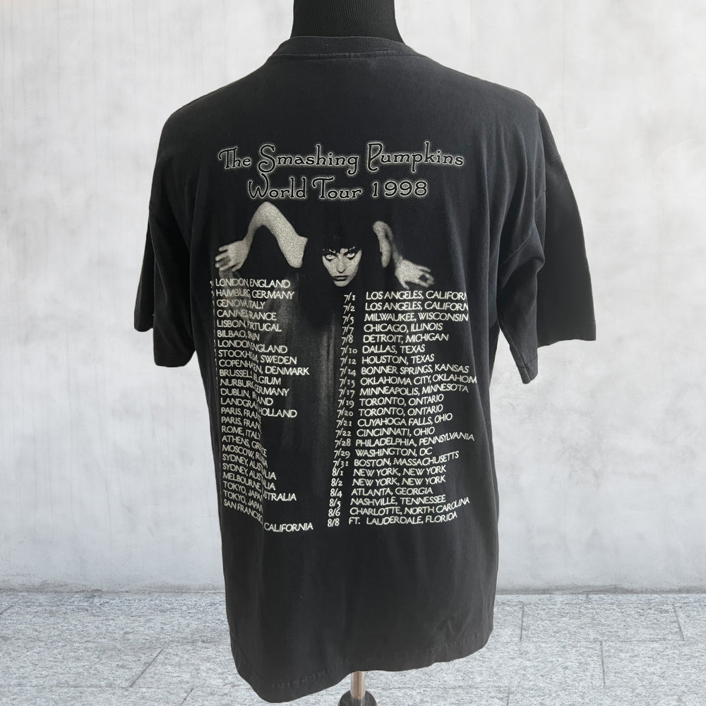 Rare Vintage 1998 The Smashing Pumpkins Tour T-shirt. Large back view