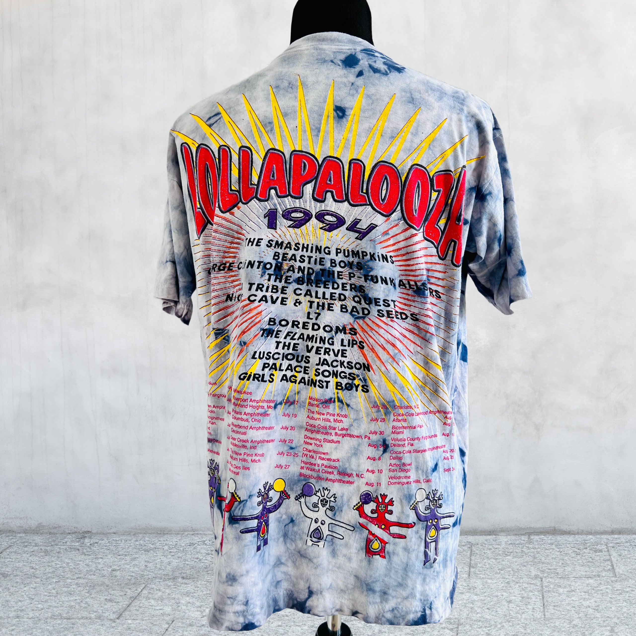 高品質 Lollapalooza 97年 Design world Lollapalooza tour Music t Size shirt  T-shirt メンズ