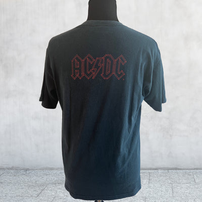 Vintage 90's AC/DC "Rock and Roll Ain't Noise Pollution" T-shirt. Black