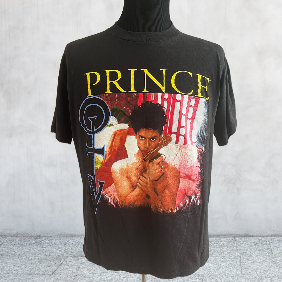 Rare vintage 1992 Prince Diamonds and Pearls tour T-shirt XL front view