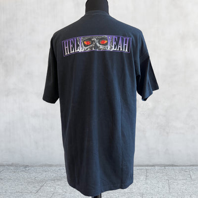 Rare Vintage T-shirt 1998 WWF Stone Cold Steve Austin Skull "In Steve We Trust Austin 3:16" back of shirt