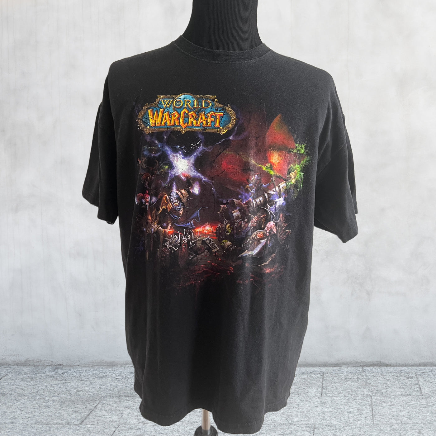 Vintage World of Warcraft video game promo T-shirt 2004. XL