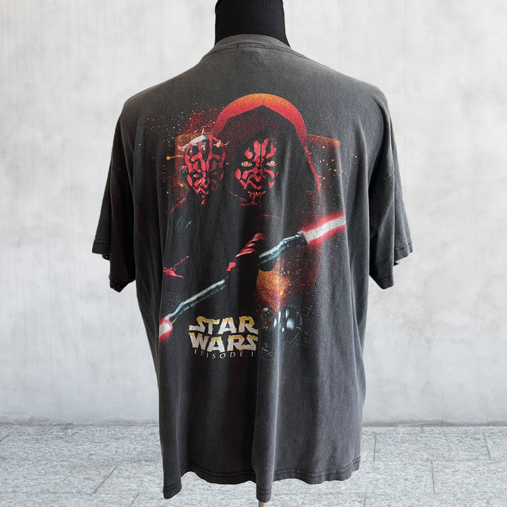 Vintage Star Wars Darth Maul T-shirt. XL back view of shirt