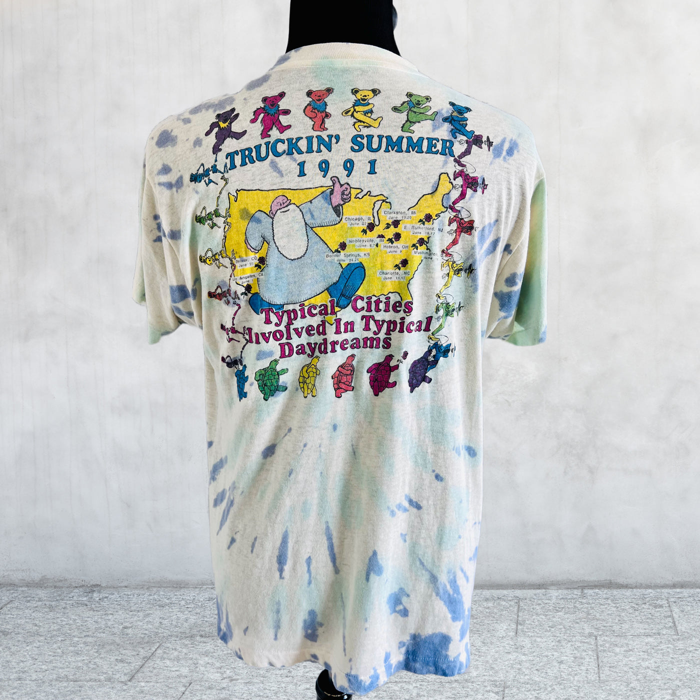 Vintage Grateful Dead 1991 Truckin Summer Tour Shirt. XL – Vintage VTG