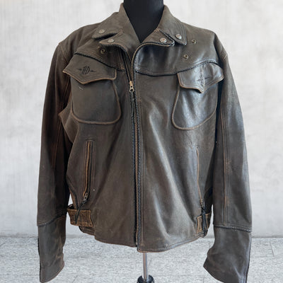 Rare Vintage Harley Davidson Billings Leather Jacket.