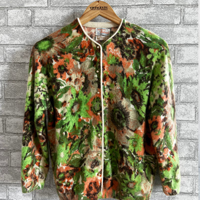 Vintage Angelon By Darlene 1960's Cardigan Sweater