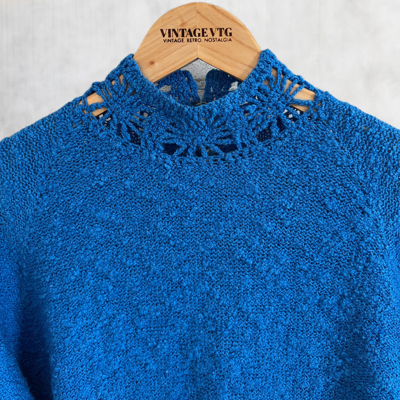 Vintage 60's St. John Knits Blue Dress