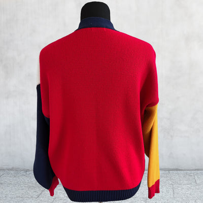 Rare 80s Vintage McDonalds Cardigan Sweater. XL
