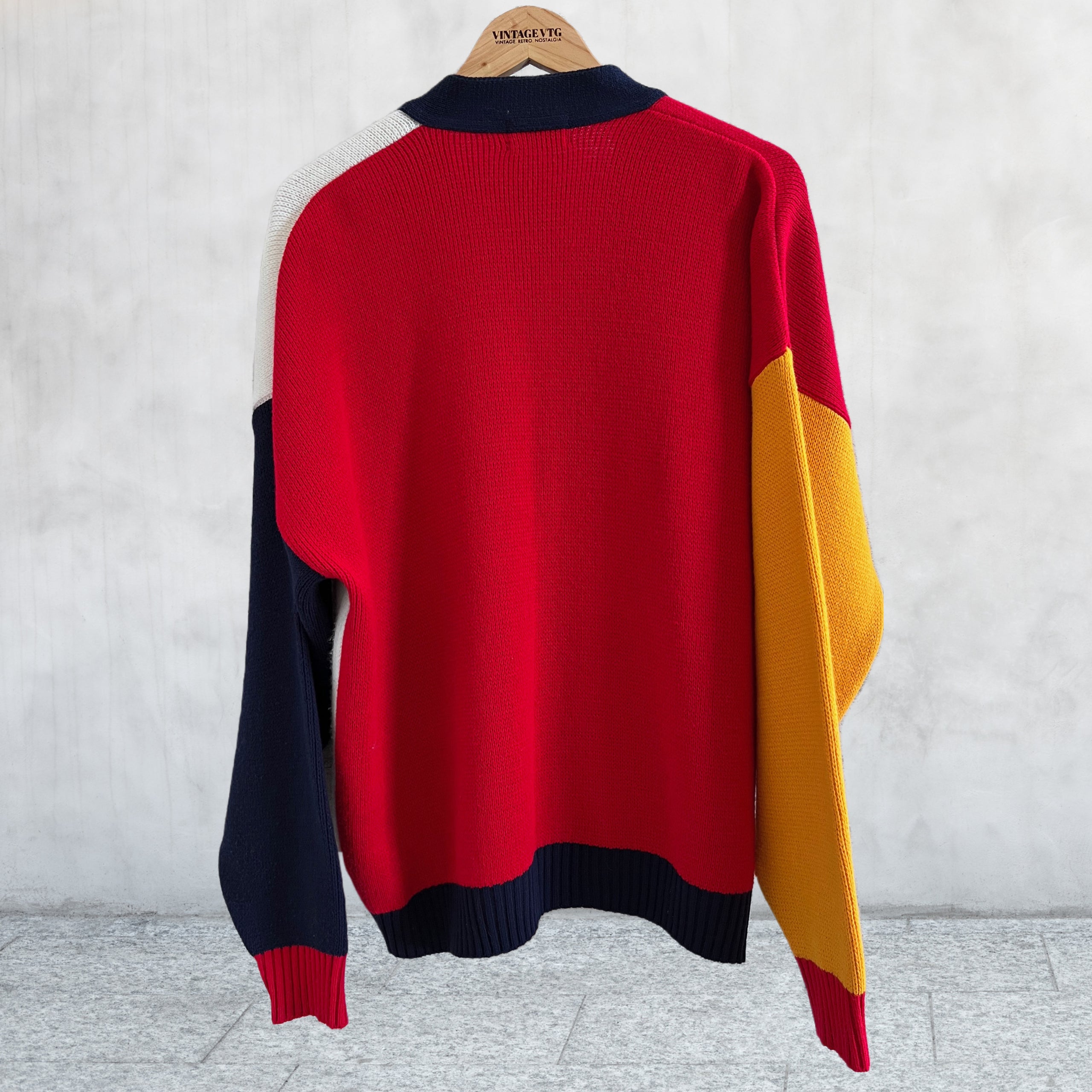 Rare 80s Vintage McDonalds Cardigan Sweater. XL – Vintage VTG
