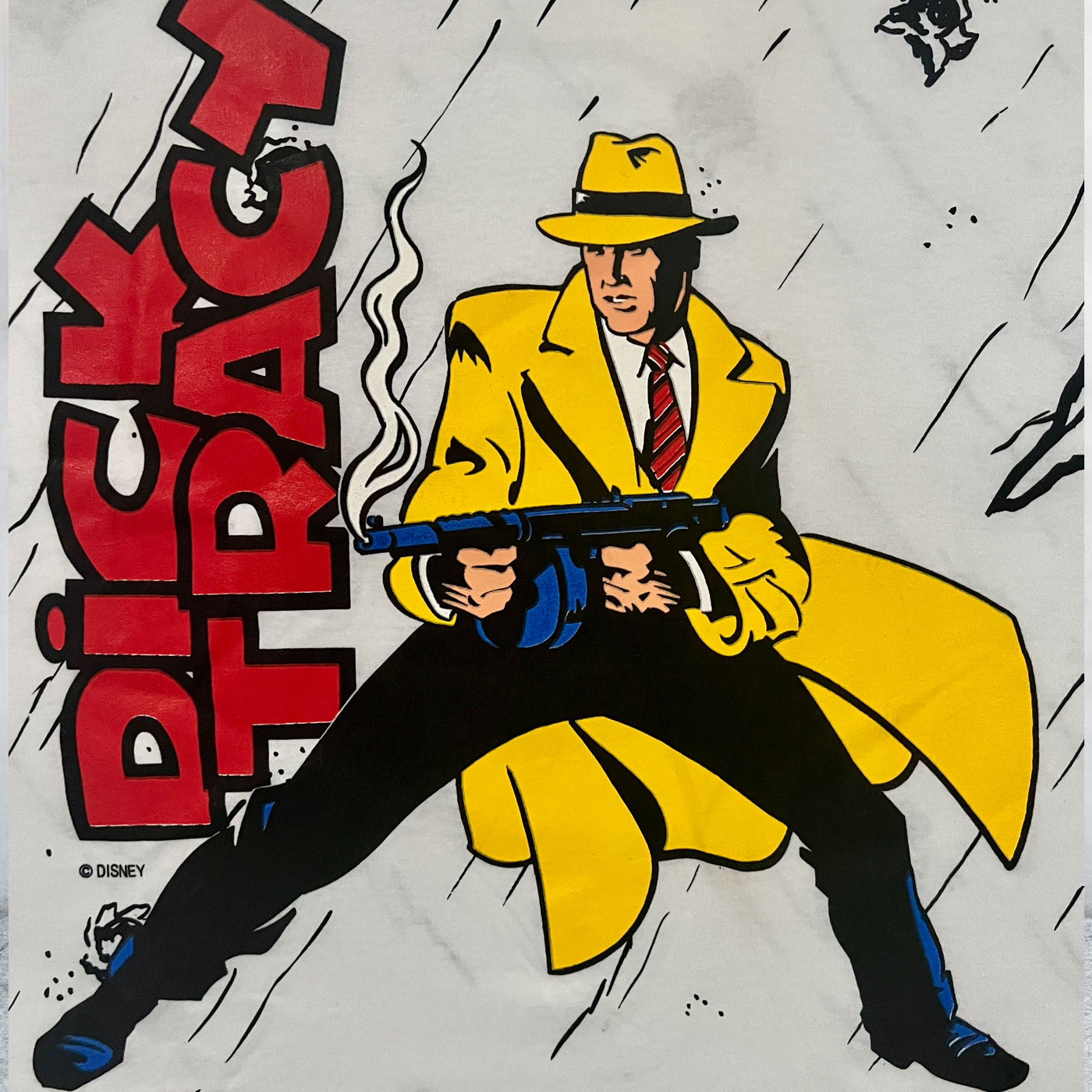Vintage 90s Dick Tracy Disney Movie Shirt. XL