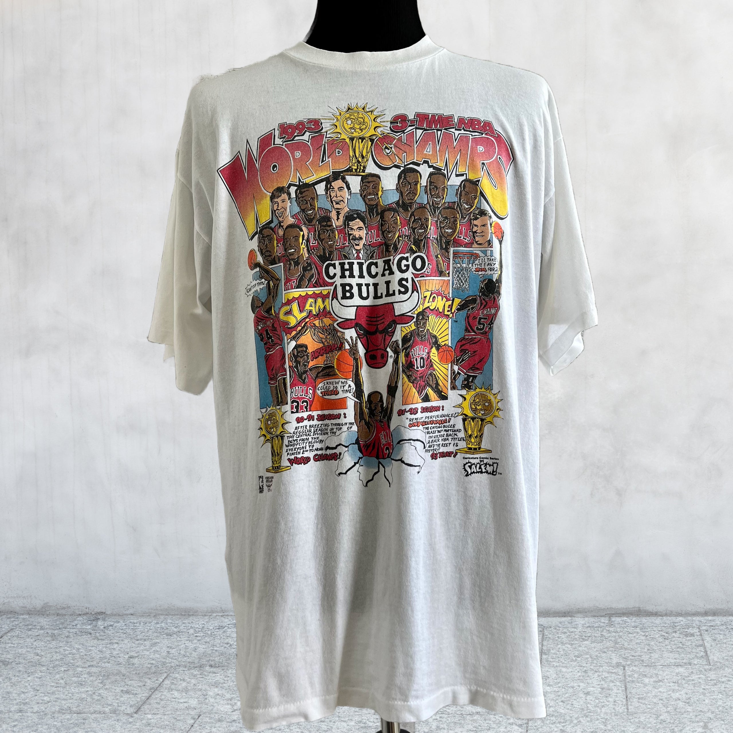 Vintage bulls hot sale championship shirts