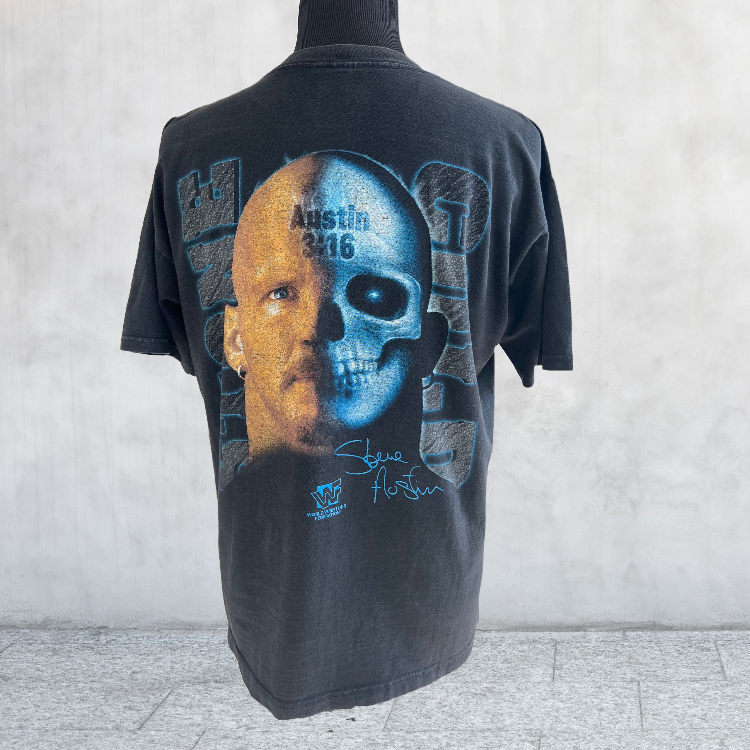 Vintage T-shirt 1997 WWF Stone Cold Steve Austin Other Side Jackass T –  Vintage VTG