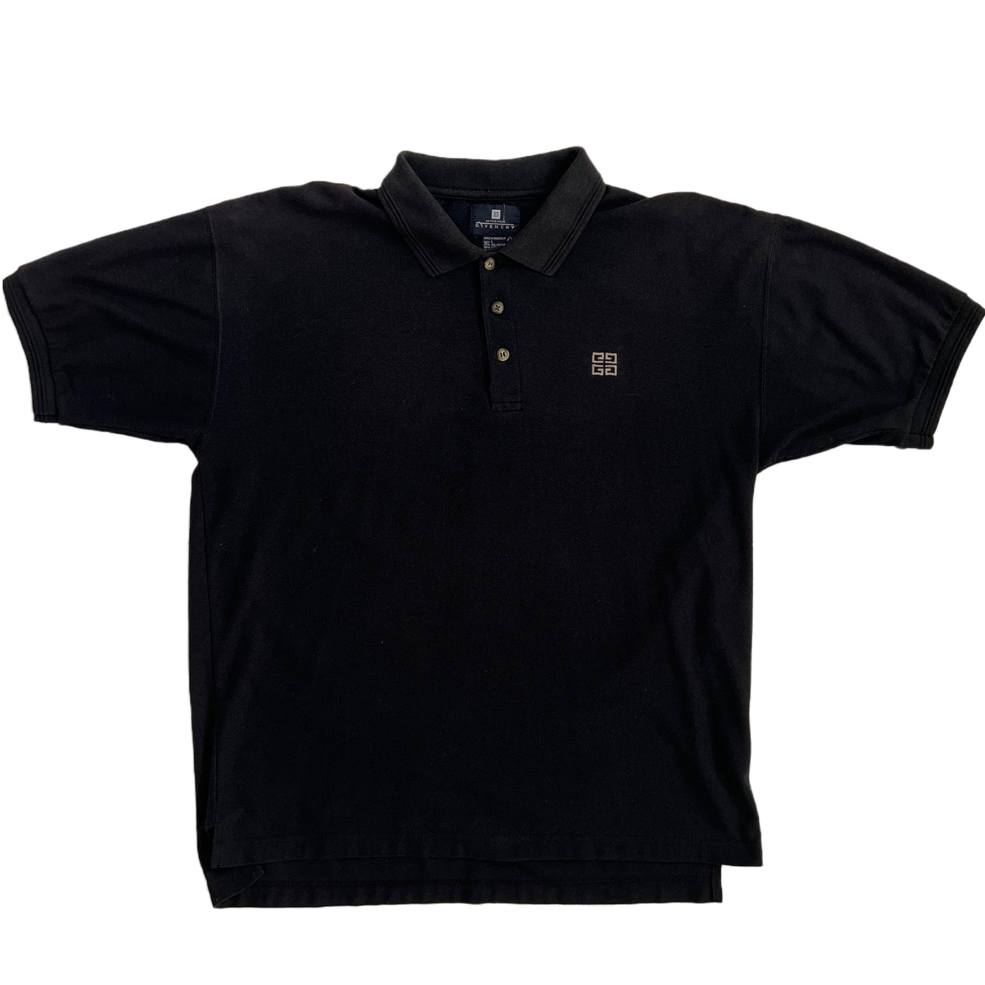 Vintage Givenchy Black Polo Shirt