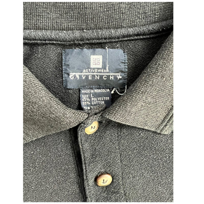 Vintage Givenchy Black Polo Shirt