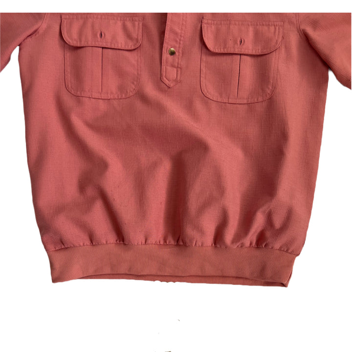 Vintage John Blair Polo Salmon Shirt.