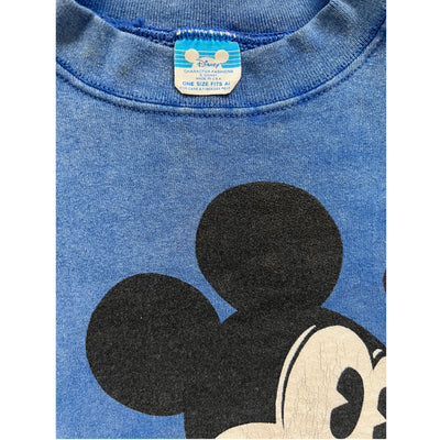Rare Vintage Disney Blue One size fits all tag.