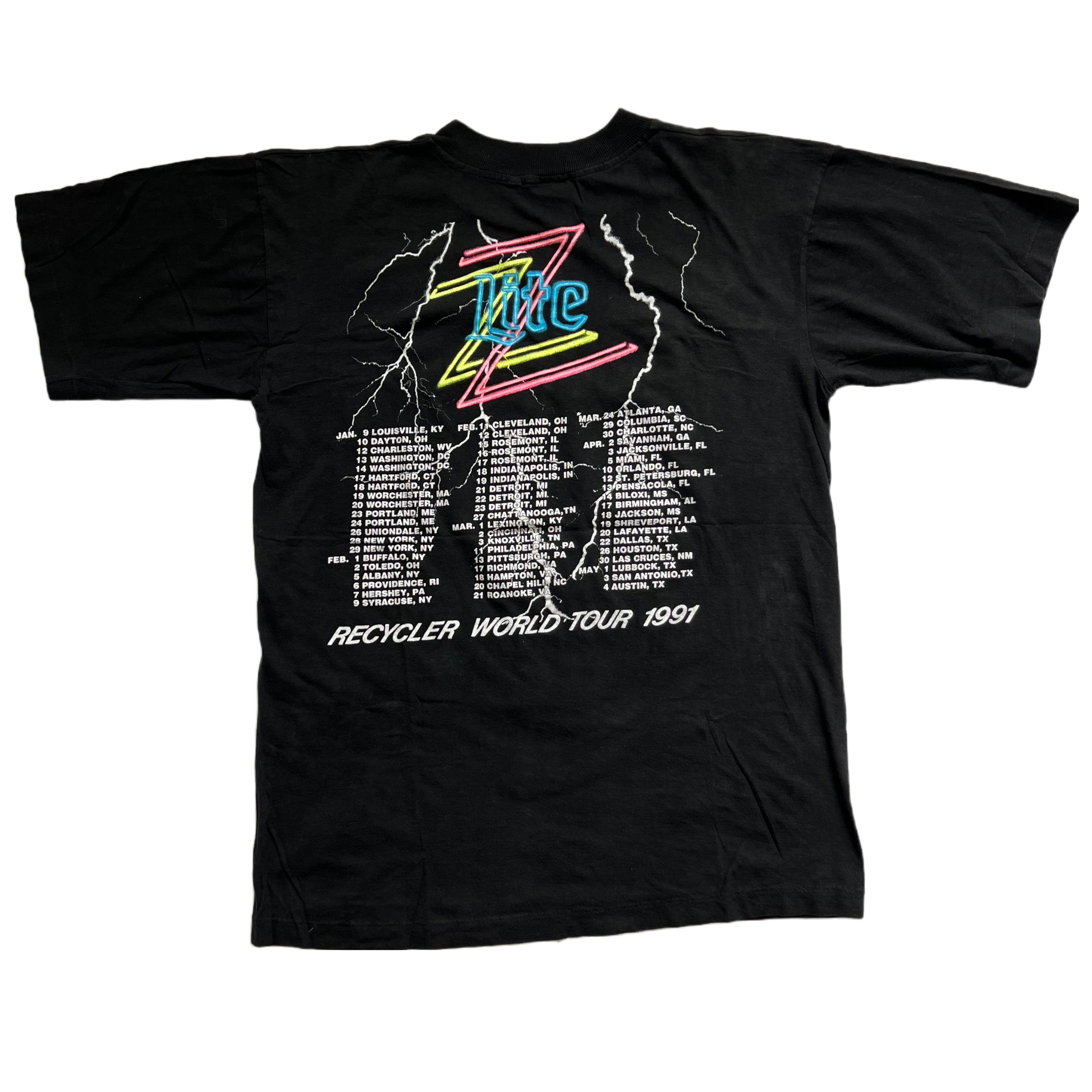 Vintage 1991 ZZtop Recycler Tour. Large – Vintage VTG