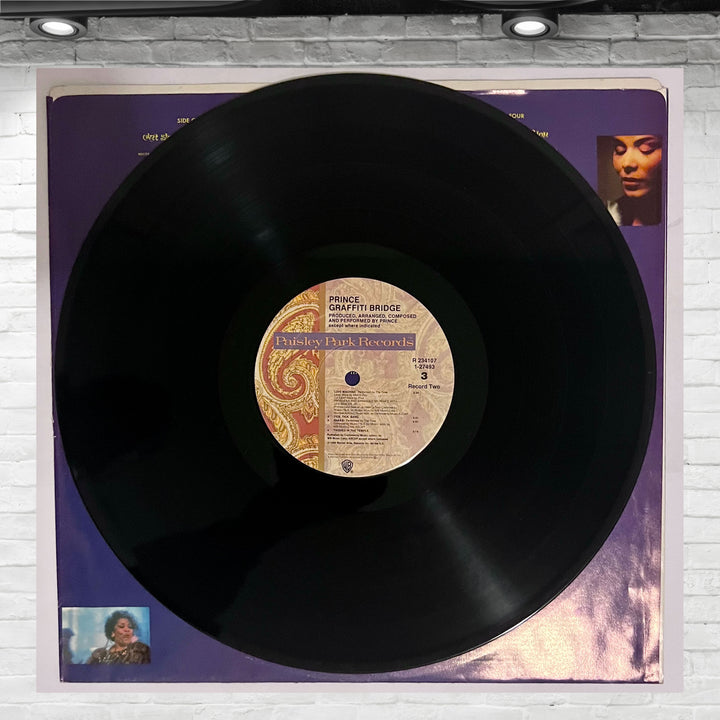 Vintage Original Prince Graffiti Bridge Vinyl Album 2 LP