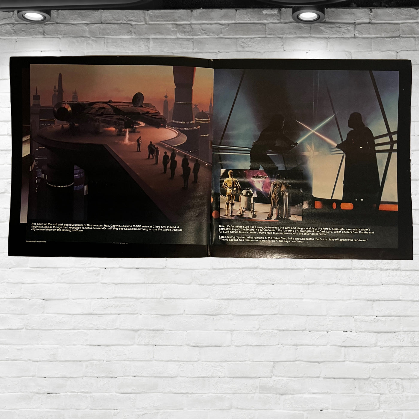 Original Star Wars "Empire Strikes Back" Vinyl Album 2 LP