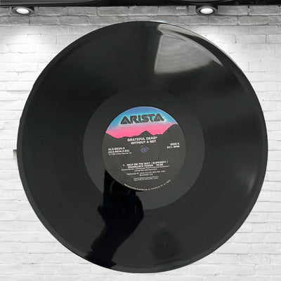 Vintage Original 1990 Grateful Dead Without A Net Vinyl Album 3 LP. Promo Stamp.