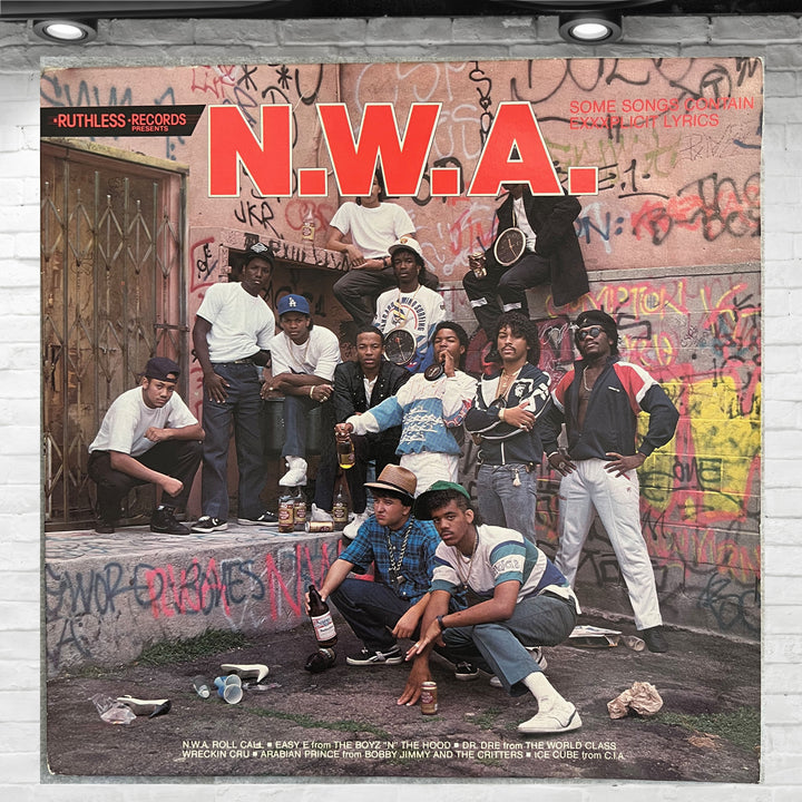 Vintage Original N.W.A And The Posse Vinyl LP 1987 Ruthless Records