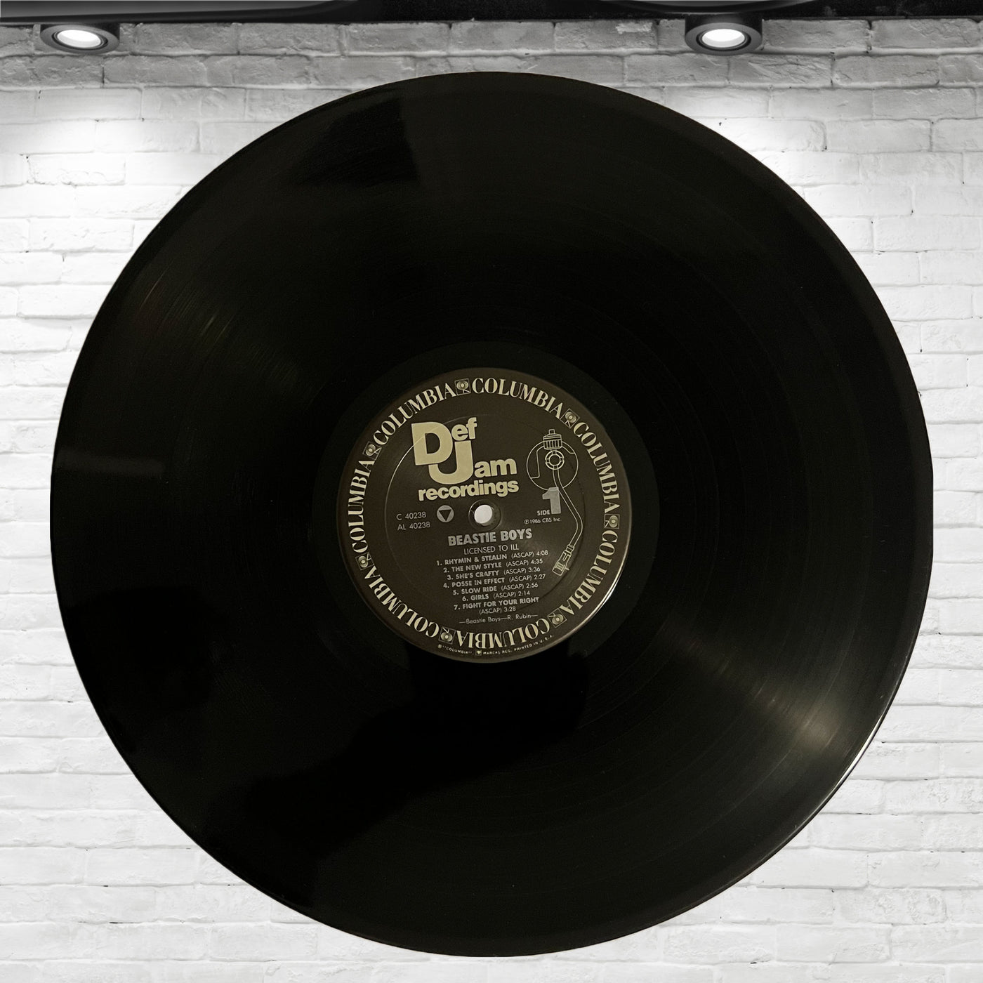 Vintage Original Beastie Boys Vinyl License To Ill LP 1986 DefJam Records