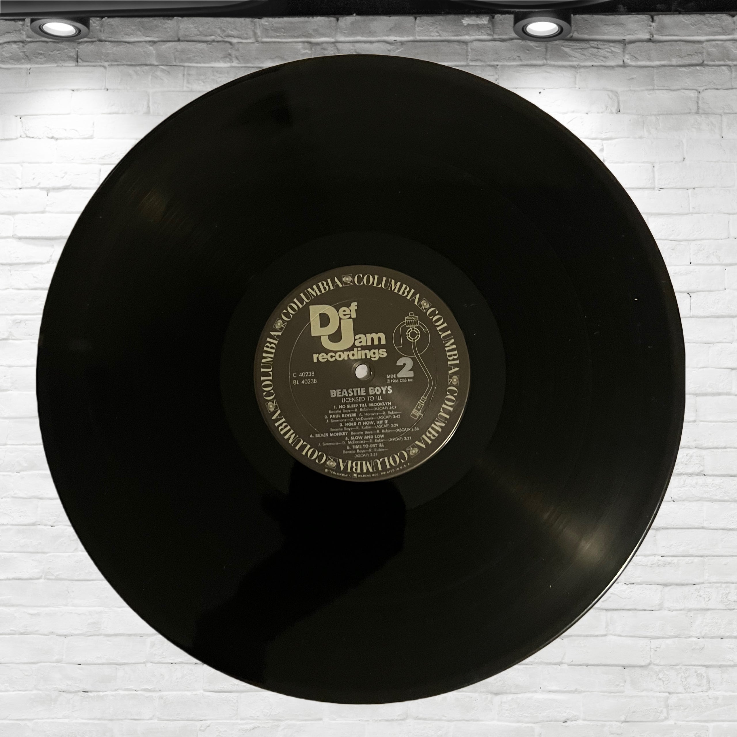 Vintage Original Beastie Boys Vinyl License To Ill LP 1986 DefJam