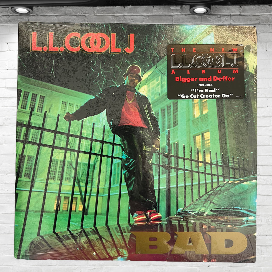 Vintage Original LL Cool J BAD Vinyl LP Record