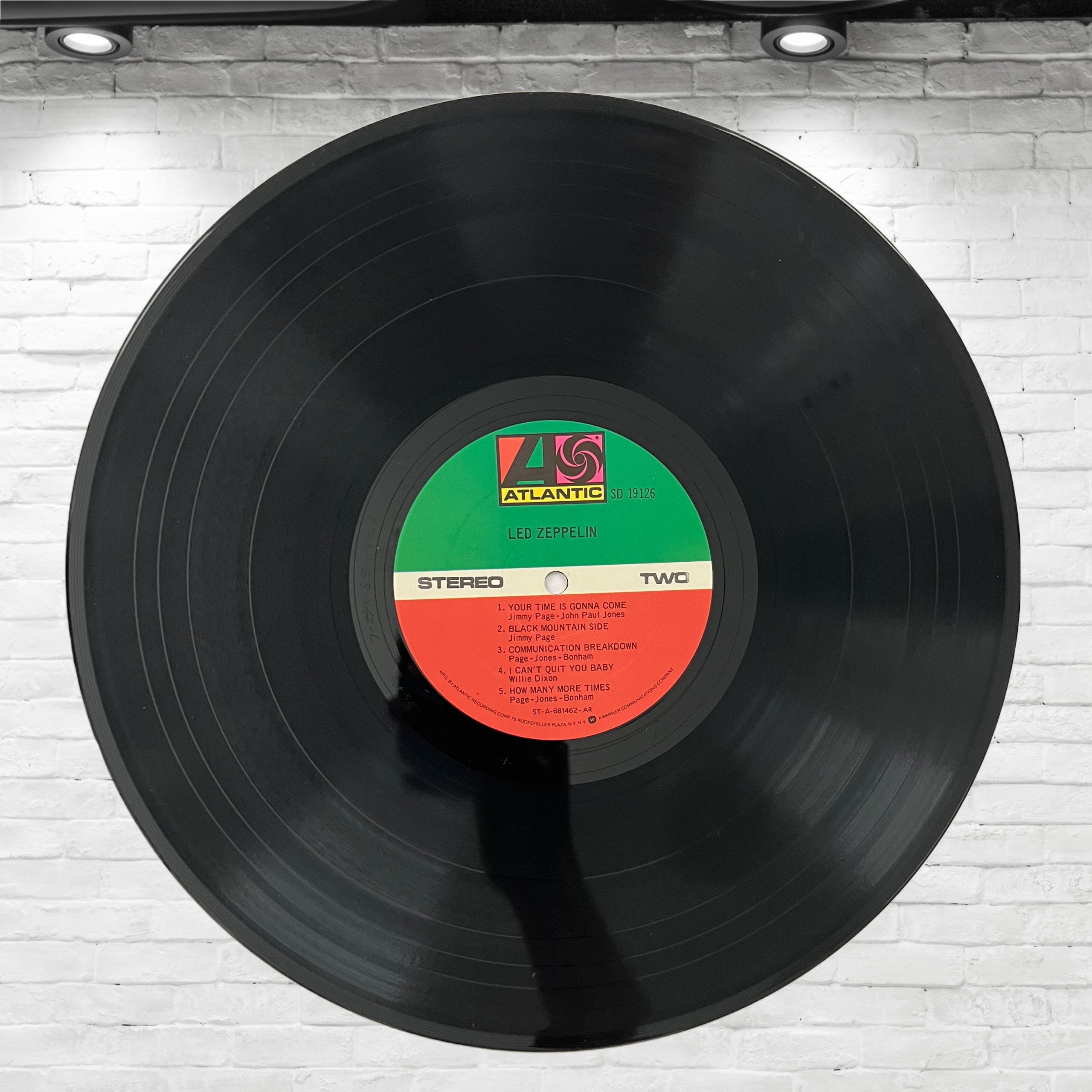 Vintage Original Led Zeppelin I Self Titled vinyl Album Atlantic