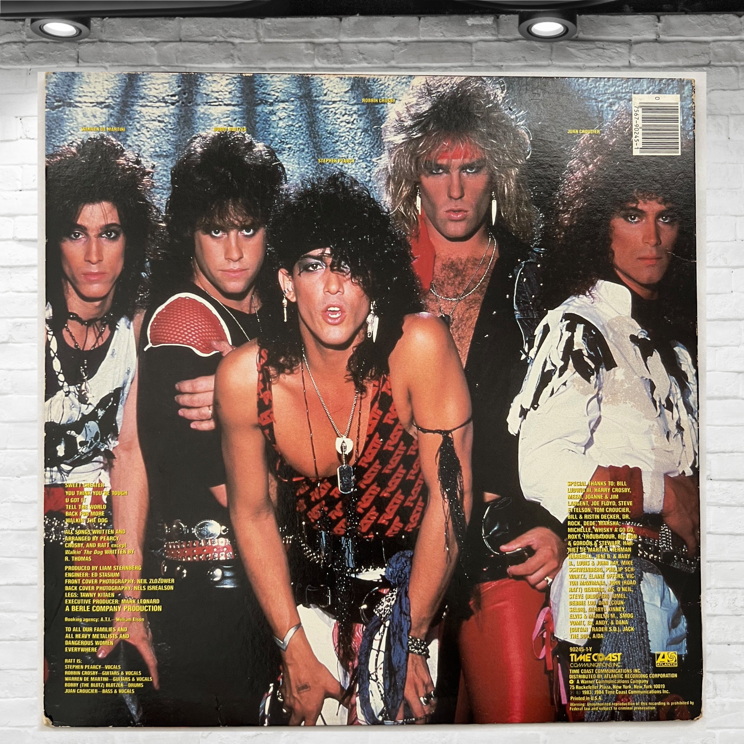 Vintage Original RATT Self-Titled 1984 Vinyl Album – Vintage VTG