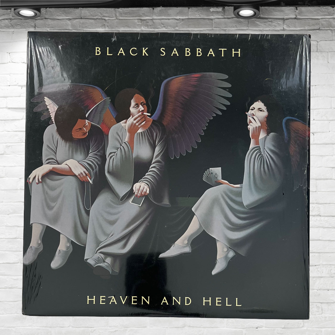 Vintage Original Black Sabbath Heaven and Hell WB vinyl Album