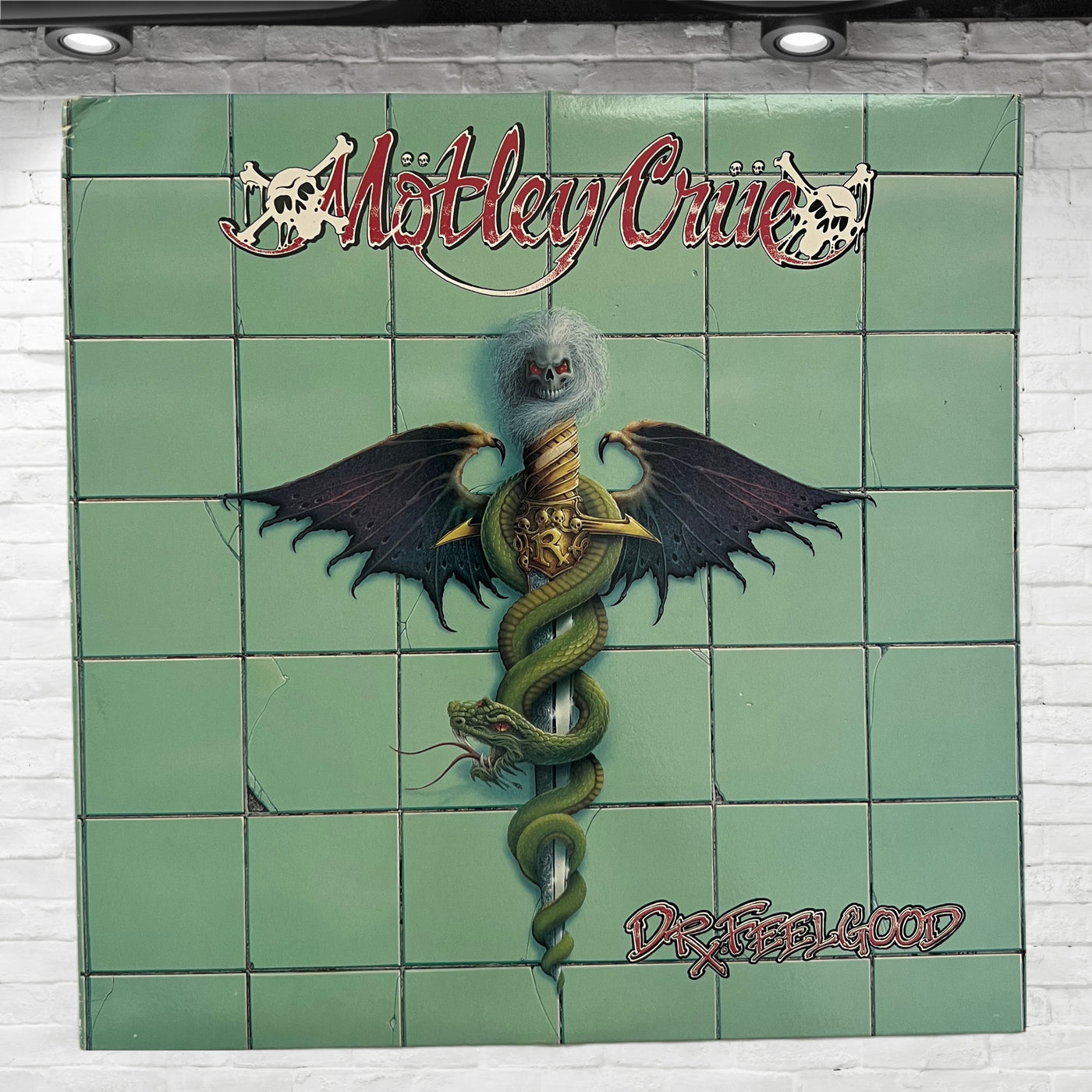 Vintage 1989 Motley Crue Dr. Feel Good Vinyl Album