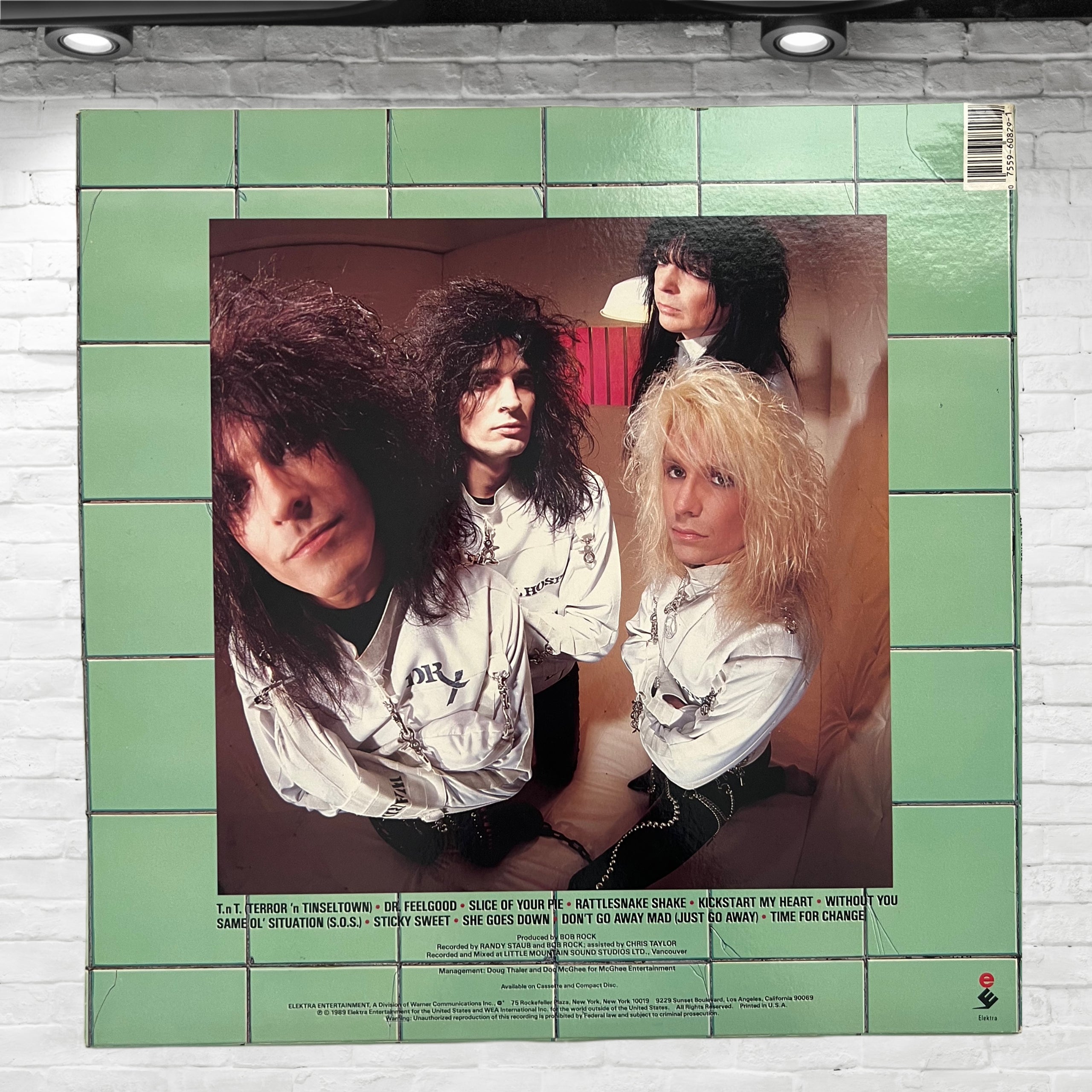 Vintage 1989 Motley Crue Dr. Feel Good Vinyl Album – Vintage VTG