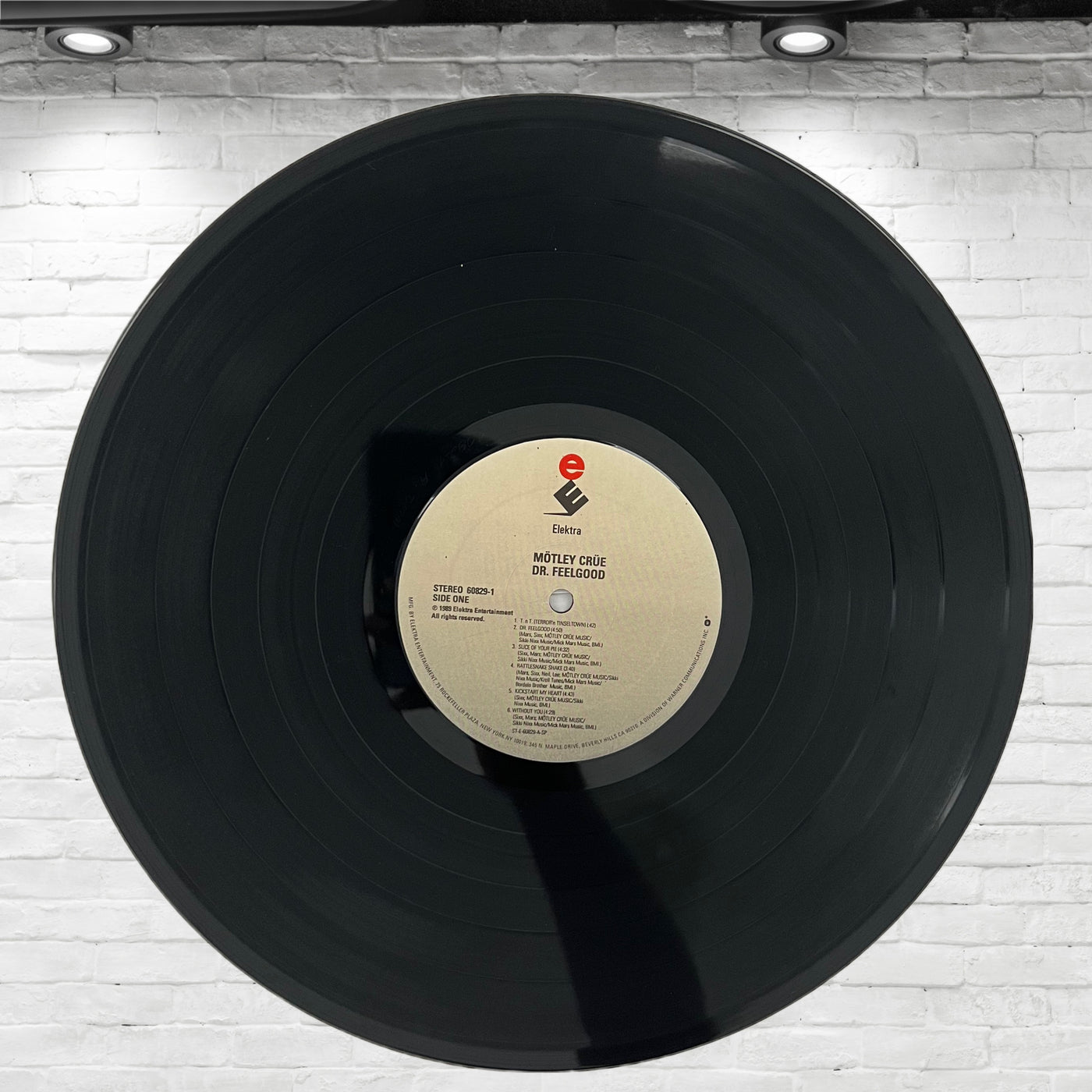 Vintage 1989 Motley Crue Dr. Feel Good Vinyl Album