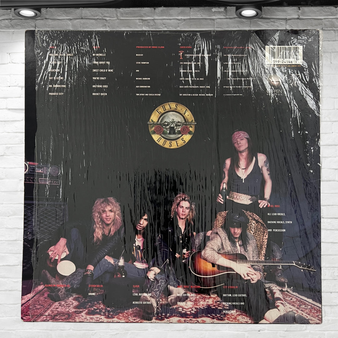 Vintage 1987 Guns N' Roses Appetite for Destruction Vinyl Album