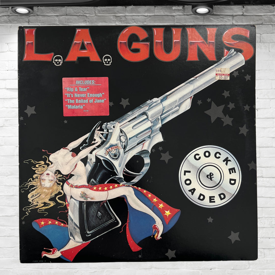 Vintage 1988 LA Guns Cocked & Loaded Vinyl Album