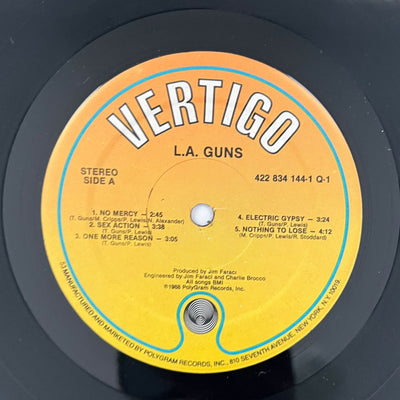 Vintage 1988 LA Guns LP self titled Vinyl Album