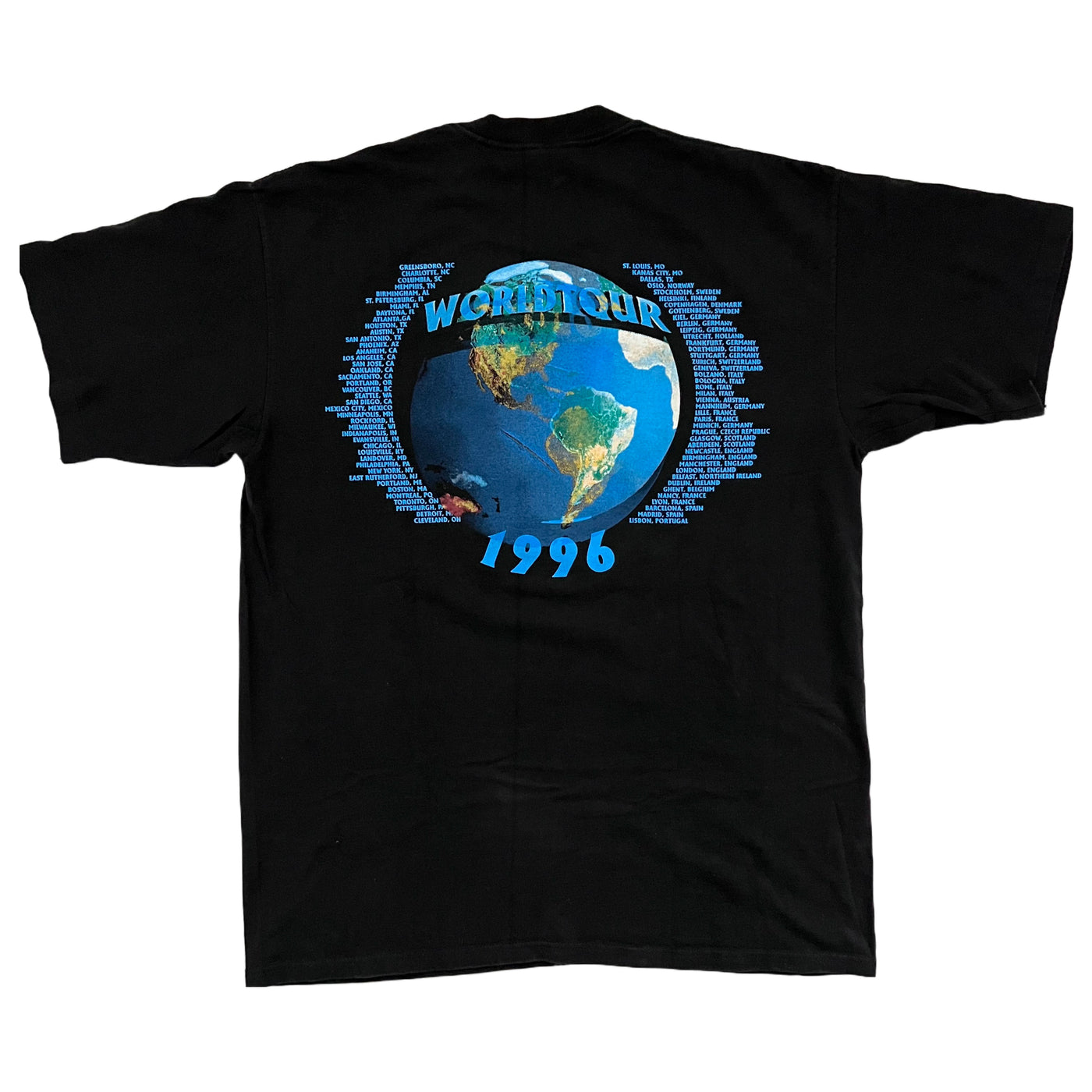 Vintage 1996 AC/DC "BALLBREAKER" Tour T-shirt. Black. XL
