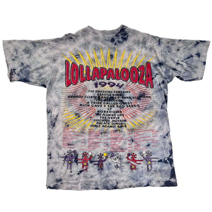 Rare vintage 1994 Lollapalooza Smashing Pumpkins, Beastie Boys Festival Tie Dye T-shirt