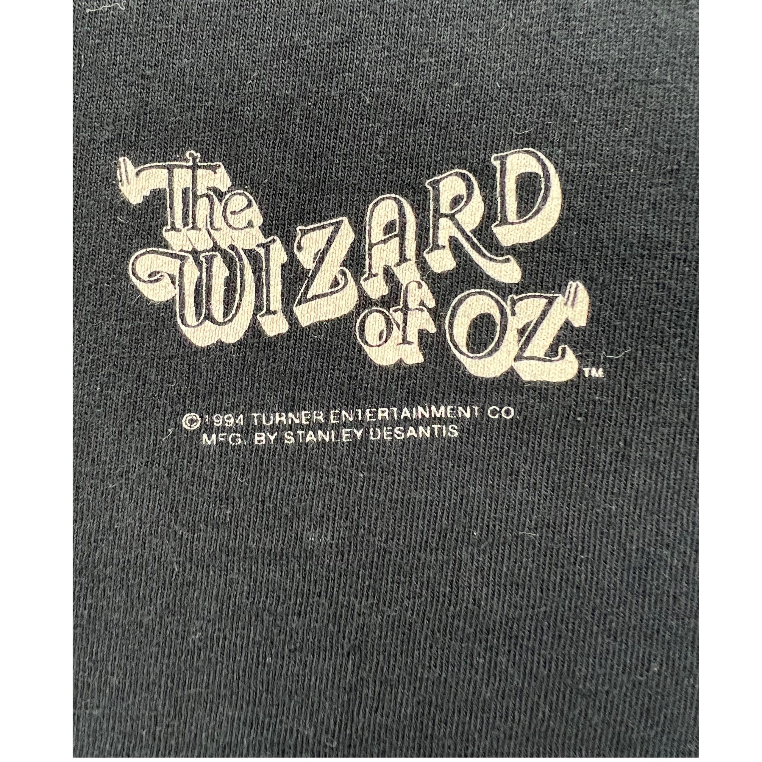 販促販売 Vintage 1997 Wizard Of Oz Single Stitch Cotton Black T