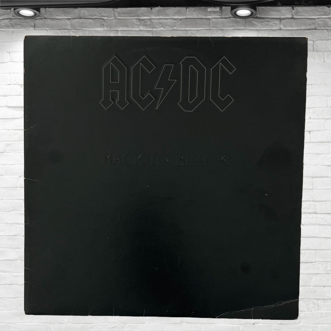 VTG Original 1980 AC/DC "Back in Black" Vinyl Album. VG+ SD 16018